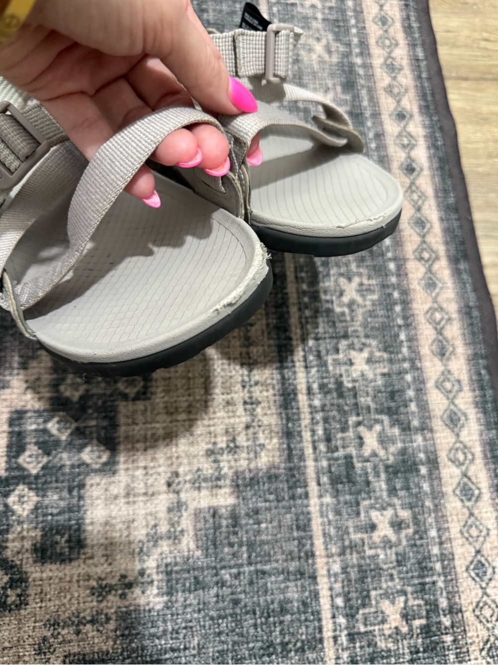 Chaco Lowdown Sport Sandals Pale Gray Size 7 * - Picture 11 of 12
